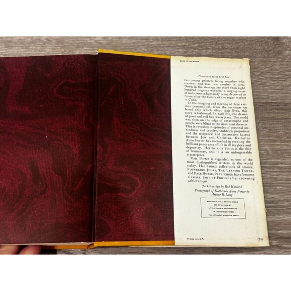 Ship of Fools Novel by Katherine Anne Porter Paperback 1962 - Picture 6 of 7